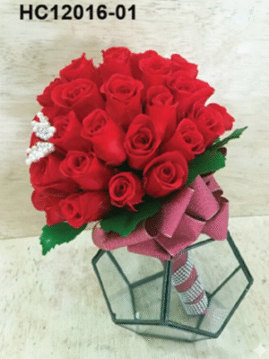 Bouquet Élégance Rouge – HC12016-01