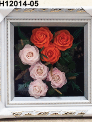 Cadre Floral Rose Poudré – TH12014-05