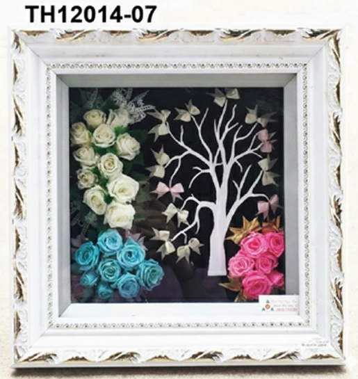 13 Cadre Arbre & Roses Multicolores – TH12014-07