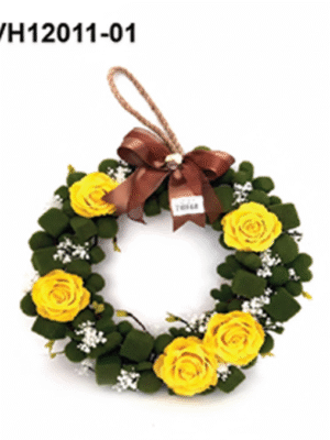 Couronne Élégance Jaune & Chocolat – VH12011-01