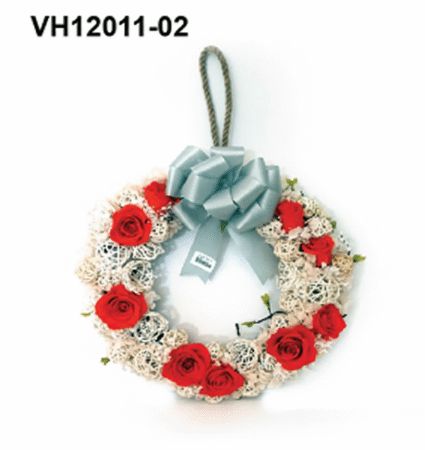 3 Couronne Élégance Rouge & Ivoire – VH12011-02