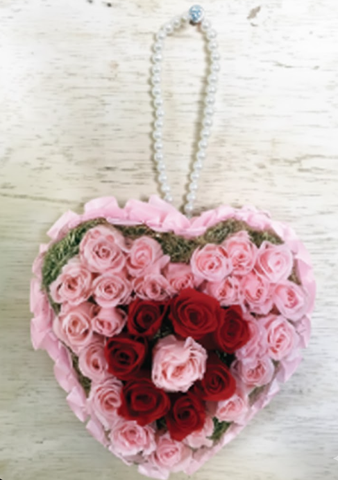 Cœur Romantique Rose & Rouge – VH12010-03