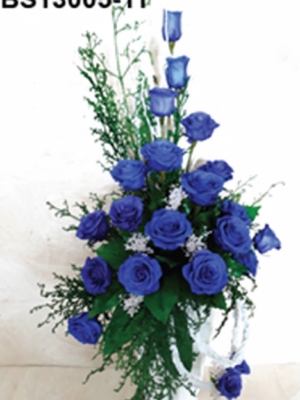 112 Bouquet Majestueux Roses Bleues