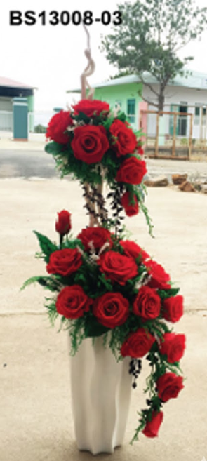 Bouquet Rouge Cascade – BS13008-03