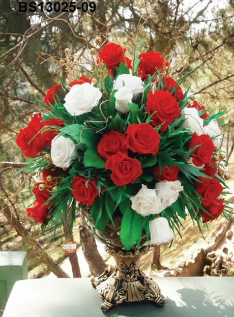 Bouquet Impérial Rouge & Blanc – BS13025-09