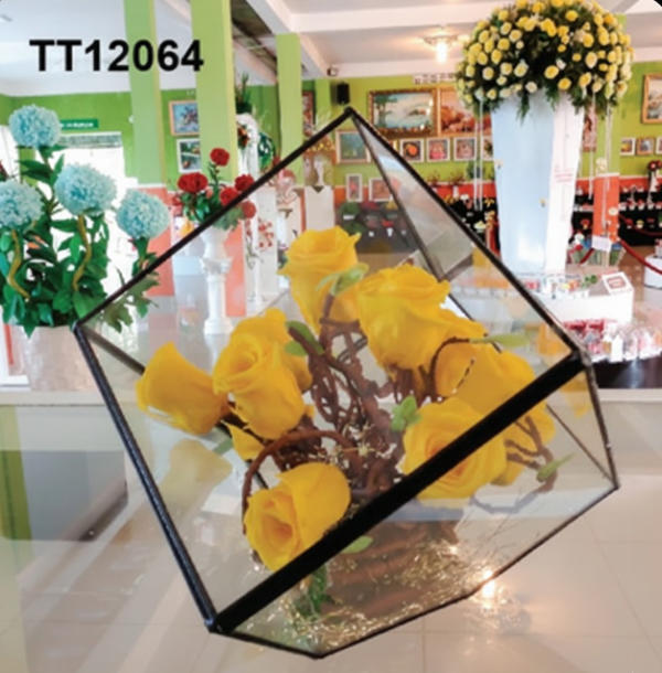 Géométrique Roses Jaunes Éclat – TT12064