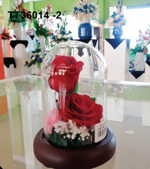 Cloche de Roses Rouges – TT36014-2