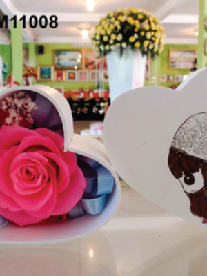 153 Coffret Cœur & Rose Rose – HM11008