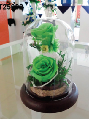 160 Cloche de Roses Vertes – TT25002