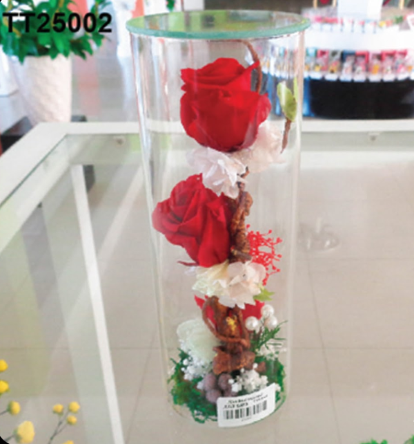 Cylindre de Roses Rouges – TT25002