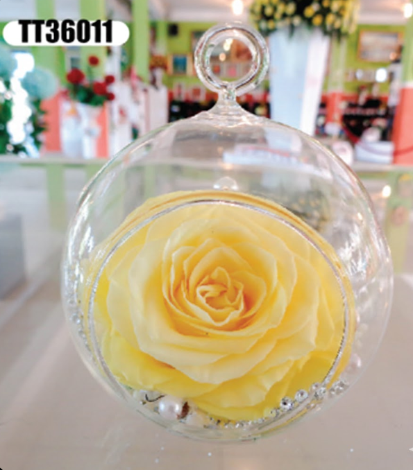 165 Sphère Cristal Rose Jaune – TT36011