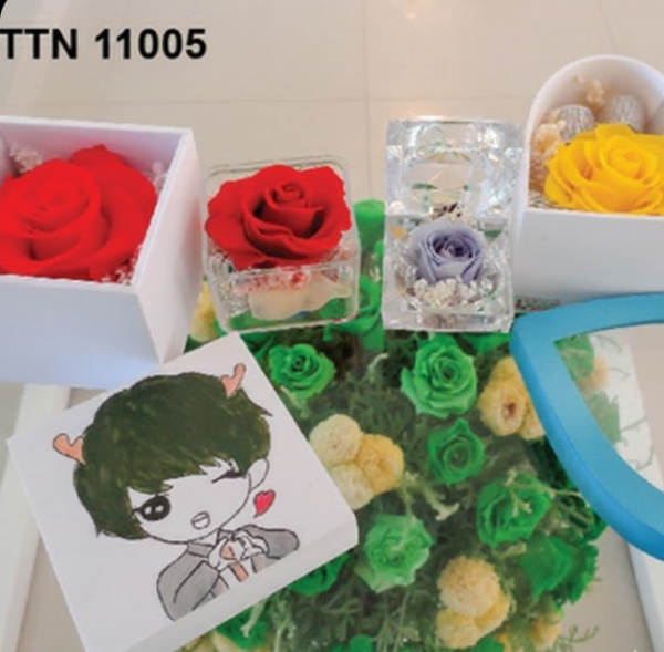 Mini Coffrets Trio Roses – TTN11005