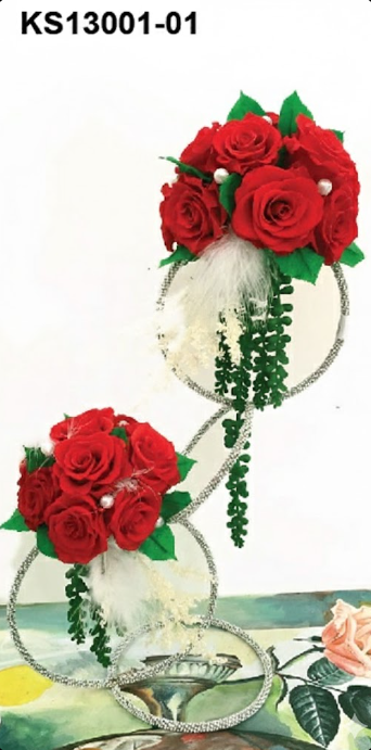 Bouquet Duo Rouge Élégance  – KS13001-01