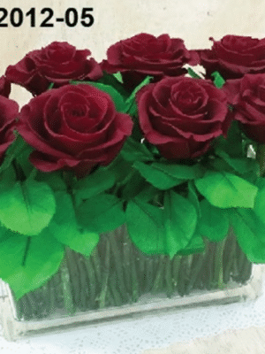 Composition de Roses Bordeaux – BTT12012-05