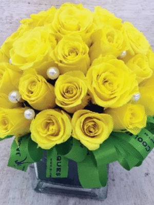 31 Bouquet Jaune Prestige – BTT12014-02