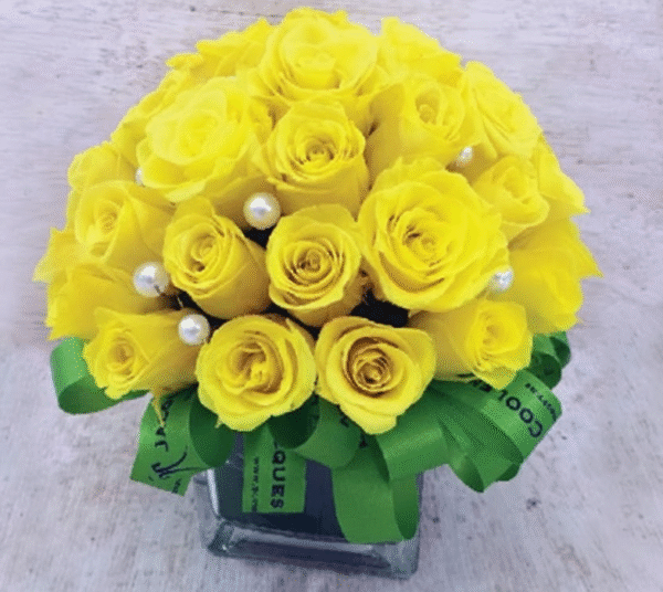 Bouquet Jaune Prestige  – BTT12014-02