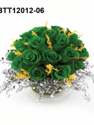 Bouquet Vert finitions Dorées – BTT12012-06