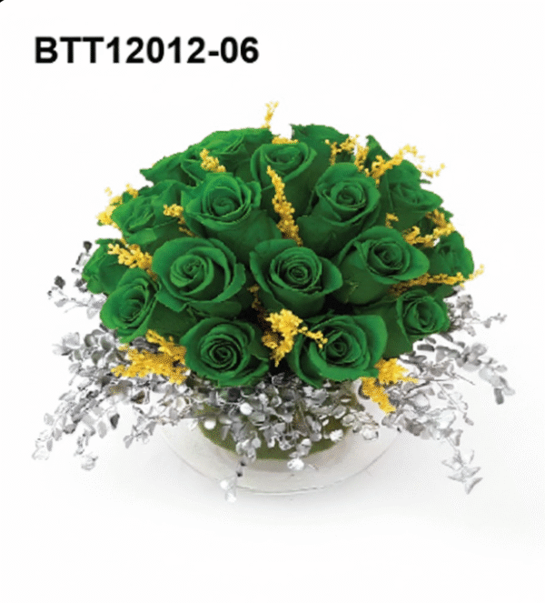 Bouquet Vert finitions Dorées – BTT12012-06