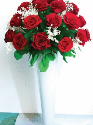 Élégance Florale rouge – BTT13012-03