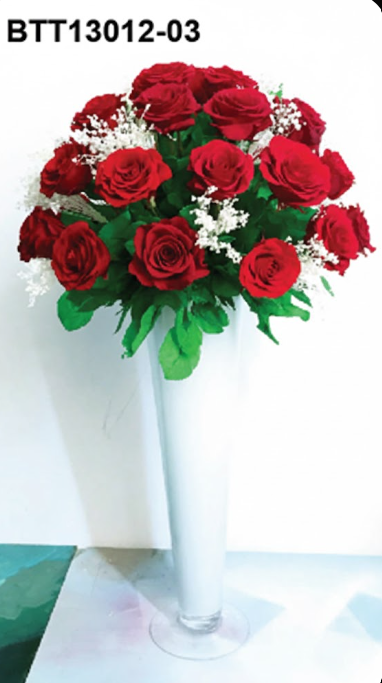 Élégance Florale rouge – BTT13012-03