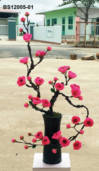 Branches de Fleurs Rose Fuchsia – BS12005-01