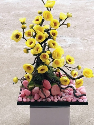 Florale Jaune Jardin Minéral – BS12008-04