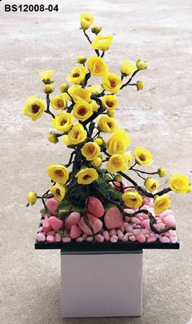 66 Florale Jaune Jardin Minéral – BS12008-04