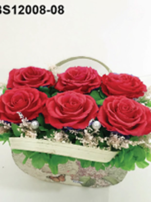 Panier de Roses Rouges Prestige – BS12008-08