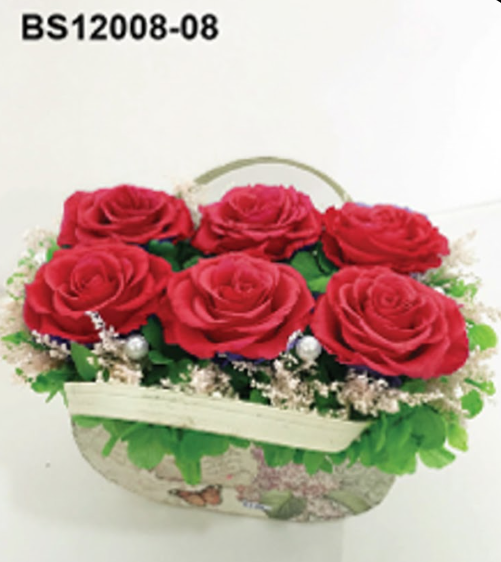 Panier de Roses Rouges Prestige – BS12008-08