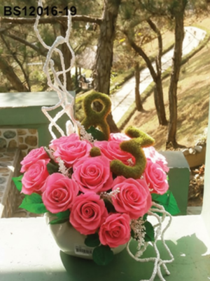 87 Bouquet Rose – BS12016-19