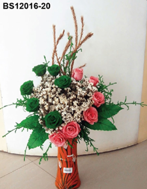 Bouquet Vert & Rose  – BS12016-20
