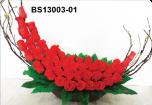 Courbe Royale de Roses Rouges – BS13003-01