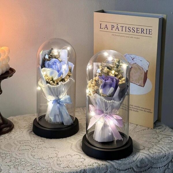 Rose Éternelle Lumineuse Bleu Violet