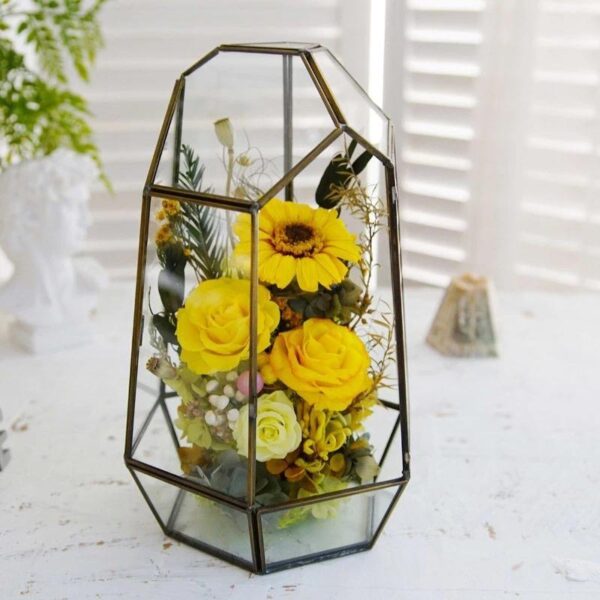 Terrarium Floral Soleil Doré